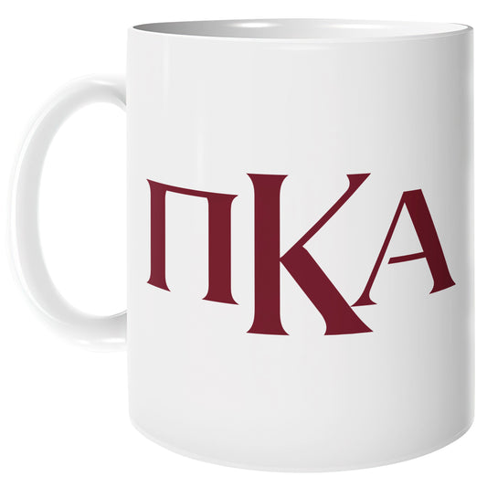 Pi Kappa Alpha Garnet Letters Coffee Mug