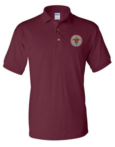 Pi Kappa Alpha - Garnet Crest Polo